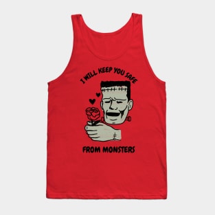 I will keep you safe from monsters Tank Top